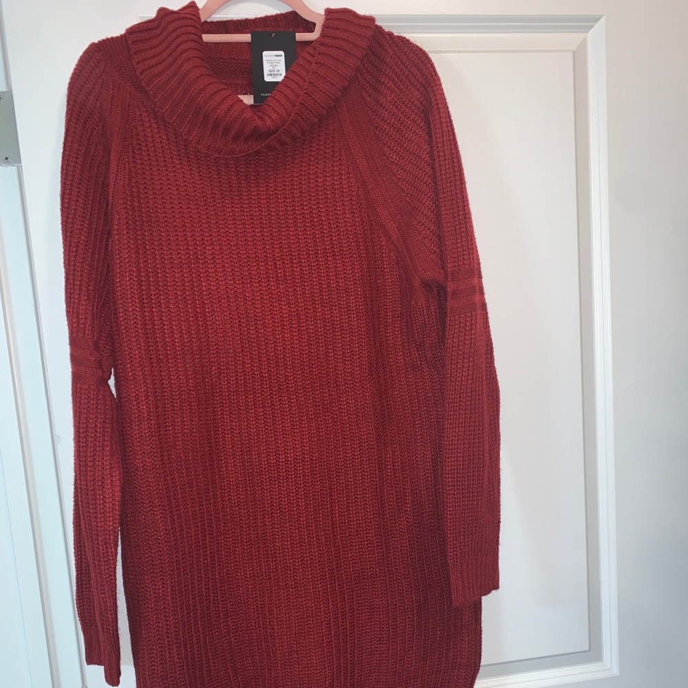 Turtleneck sweater dress - Picture 3 of 5
